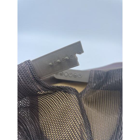 Vtg Trucker Hat Brown Corduroy Las Vegas Mesh SnapBack Baseball Cap READ - Picture 10 of 12